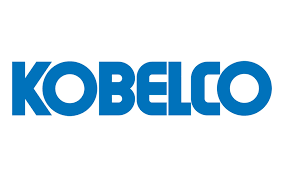 A blue and white logo of the company bobelco.