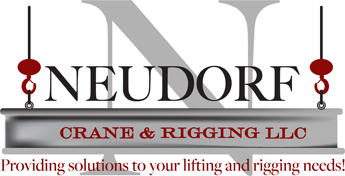 A picture of the neudorf crane and rigging logo.